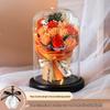 Preserved Rose Bouquet In Glass Dome