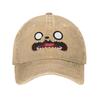 Vintage Jake the Dog Adventure Time Baseball Cap for Unisex Women Distressed Denim Headwear Outdoor Activities Gift Hats Cap