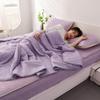 New Pure Color Ice Silk Summer Quilt Four-Piece Latex Bed Cover Cool Silk Air Conditioning Quilt Summer Cool Quilt
