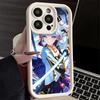 Phone Case for iPhone 17 Air 16E 15 16 Pro Max Genshin Impact Kamisato Ayaka Cover 14 Plus 13 12 Mini Soft Shell Silicone Fundas