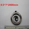 Cheap Flat Small Clock Constant Force Coil Spring Spiral Power Spring, (0.6-0.8)mm Thickness*(5-10)mm Width*(1800-3000)mm Length