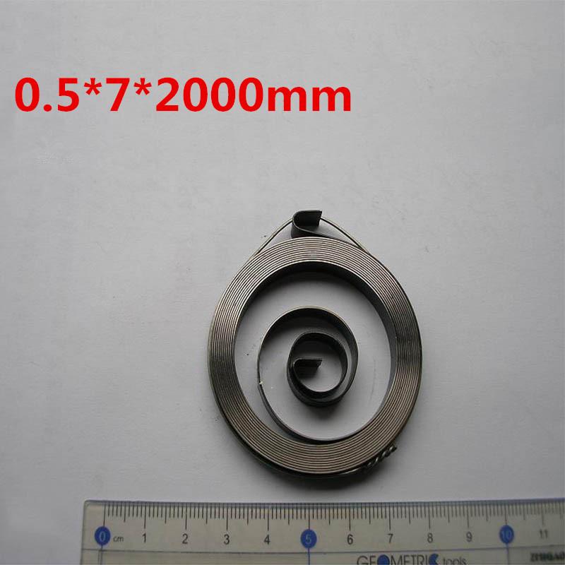 Cheap Flat Small Clock Constant Force Coil Spring Spiral Power Spring, (0.6-0.8)mm Thickness*(5-10)mm Width*(1800-3000)mm Length