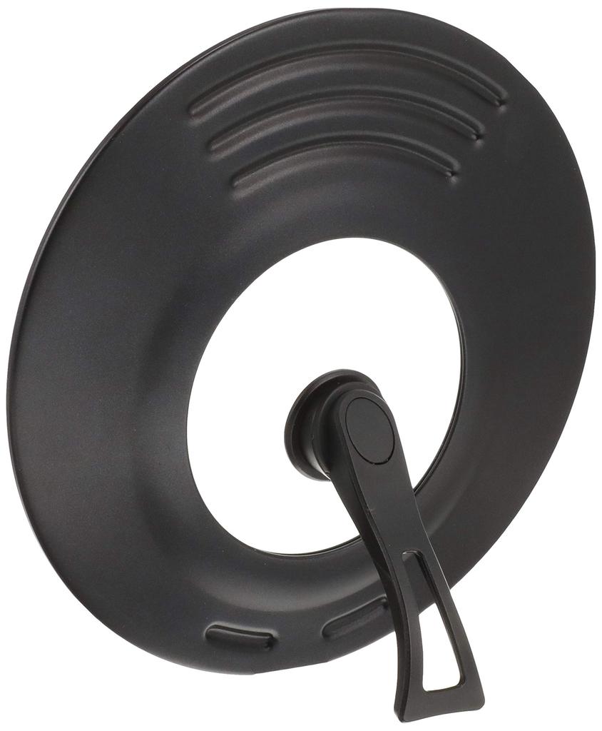 Pearl Metal Folding Lid with Glass for Foldable Stand Pan Cover HB-634 Pan/Pot Window, 24-29cm Pans, Non-stick Coating,
