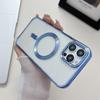 Applicable to iPhone17ProMax Gold Shield Apple 16Pro Electroplating Mobile Phone Case Transparent 15 Magnetic 14 Soft