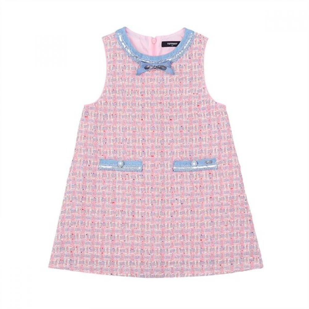 Tiffany Pink Tweed Jp Sk T51kco010 One piece/120
