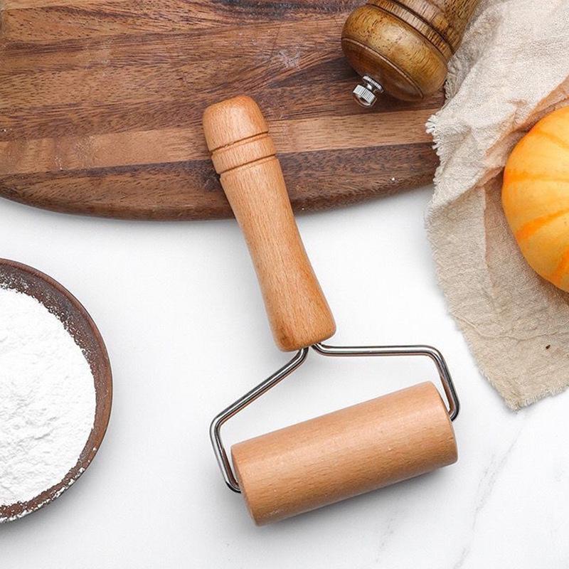 Double-Headed Beech Wood Rolling Pin for Dumpling and Baking