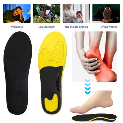 1 Pair Shock Absorbing Shoe Insoles Breathable Sneaker Inserts Arch Support Insoles Replacement Insoles for Women Men