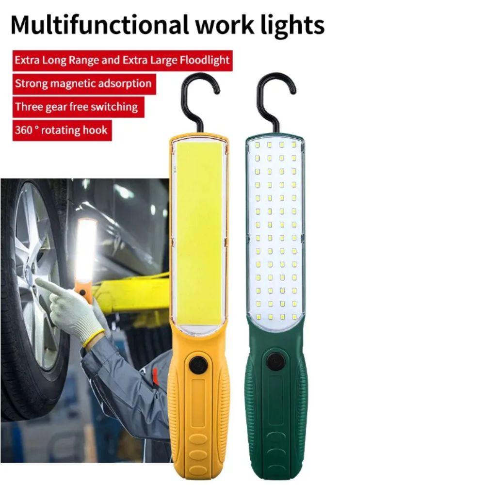 With Magnet LED COB Torch USB Rechargeable Handheld Floodlight Portable Lantern  Outdoor Use