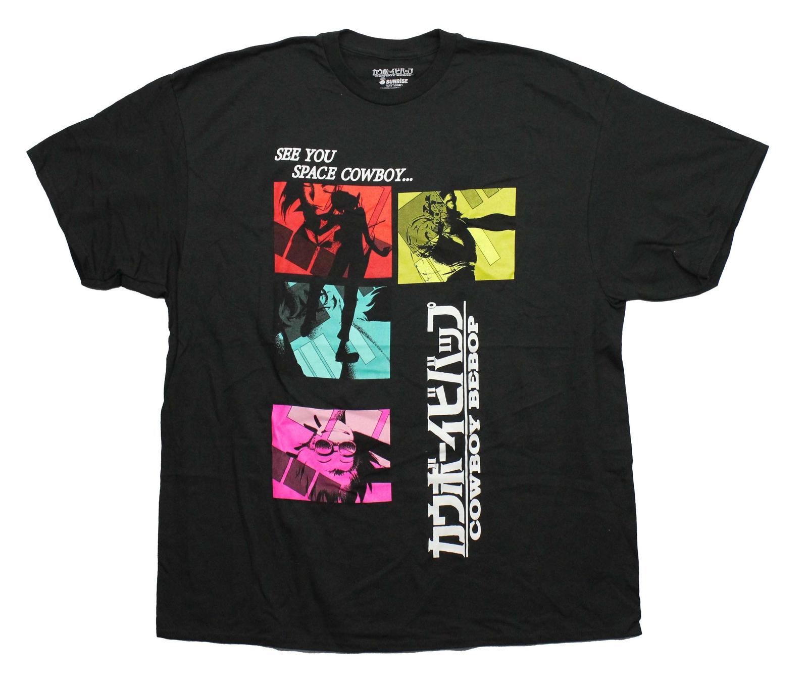 Cowboy Bebop New Adult T-Shirt - 4 Colorful Images See You Space Cowboy S
