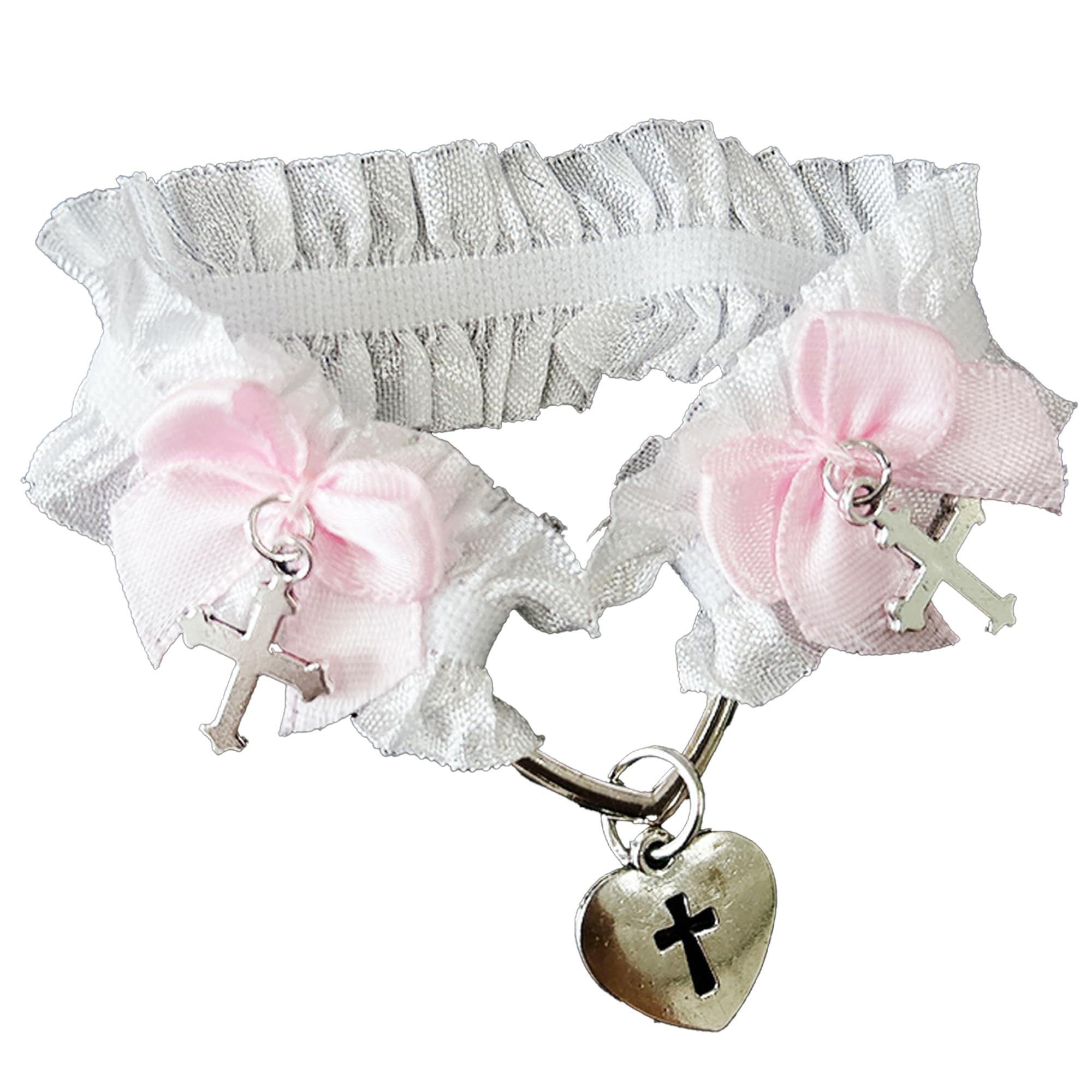 

Сердечный чокер с лентой для плюшевых игрушек [Белый x Розовый] Товары для отаку g.triger Одежда для плюшевых игрушек [Б/у]