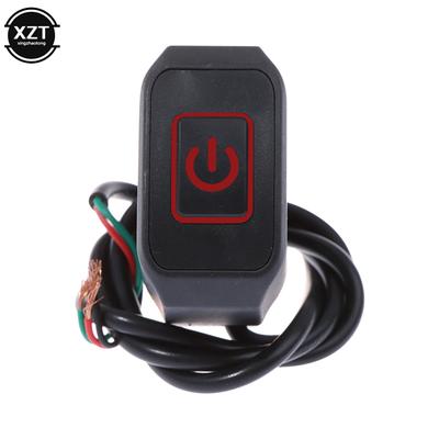 Universal Motorcycle Handlebar Switch Button 12V Button Connector Switch for Electric Star Pressure Waterproof Control Switch
