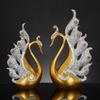 Peacock Figurines Ornate Figurine European-Style Resin for