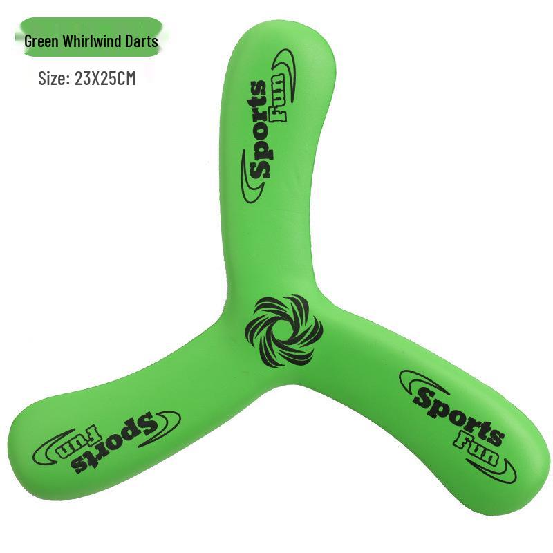 Children's Soft Boomerang Frisbee: Three-Leaf Outdoor Sports Toy for Boys and Parents