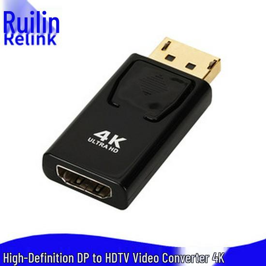 4K DP To HDMI High Definition Adapter Cable for Video Monitor Connection