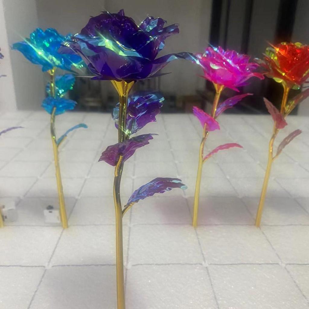 24k Gold Colored Rose for Valentine's, Mother's Day, and More: Perfect Gift for Any Occasion