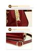 Patent Leather Mom's Handbag: Fashionable Genuine Leather Crossbody Shoulder Bag