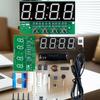Soldering Practice Equipment, DIY Digital Alarm Clock with Mini Weather Station DC 5V.