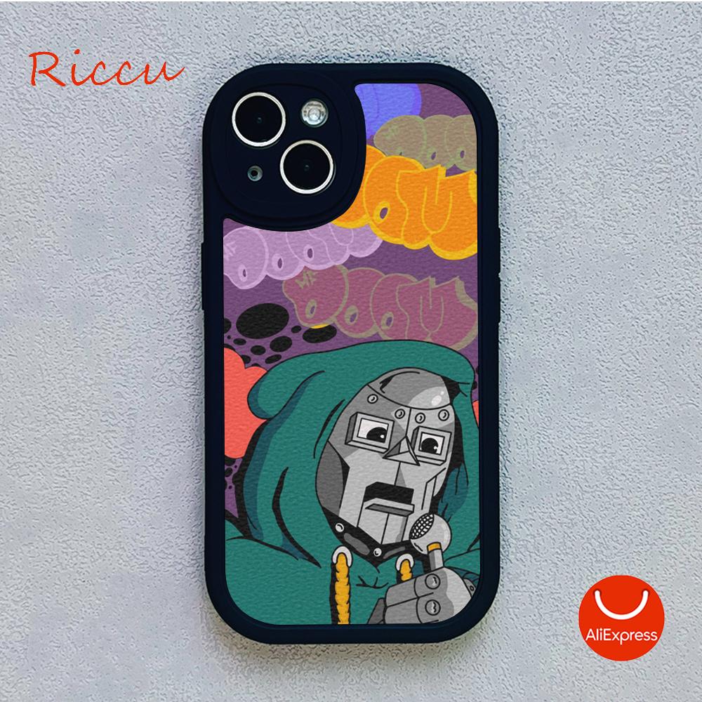 Iphone MF DOOM Rapper Telefon Kılıfı Iphone 14 13 11 12 Pro MAX 13 12MiNi 7 8 plus iphone14 XS XR Kuzu Derisi Koruyucu Kılıflar