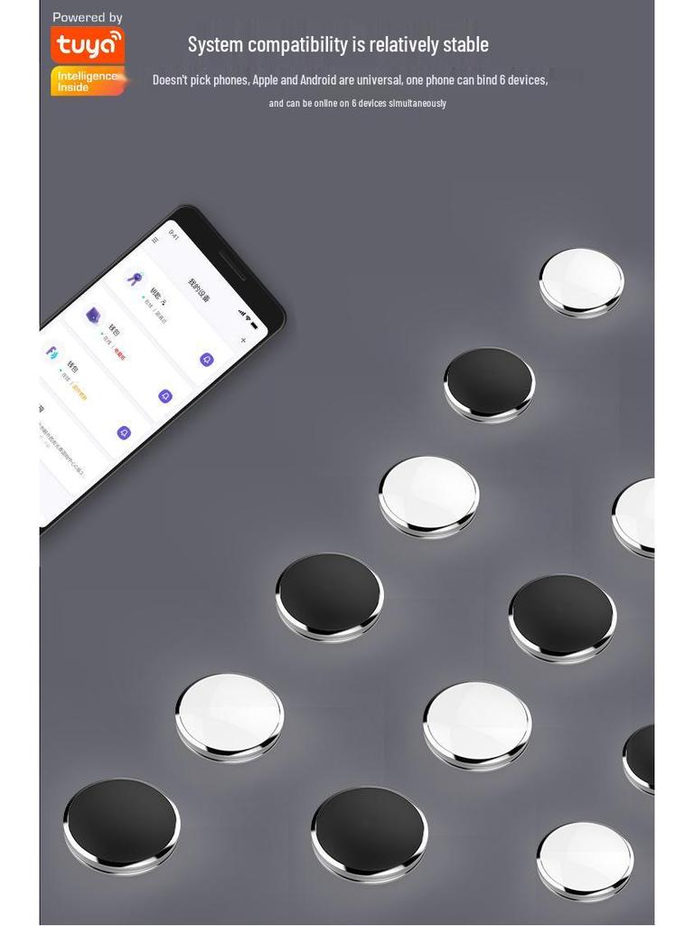 Graffiti Tuya Bluetooth 5.0 Smart Anti-Loss Two-Way Item Finder
