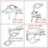 Exhaust Gasket Set +Exhaust Manifold Muffler Gasket +12PCS Stud & NUT 02156-50080 15221-91530 1A091-12360 1A091-12350 15263-12370 for Kubota V2203