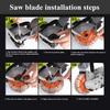 4000W Electric Slotting Brick Wall Chaser Cutting Grooving Machine 220V 4KW Steel Concrete Cutter Slotting Set Power Tools