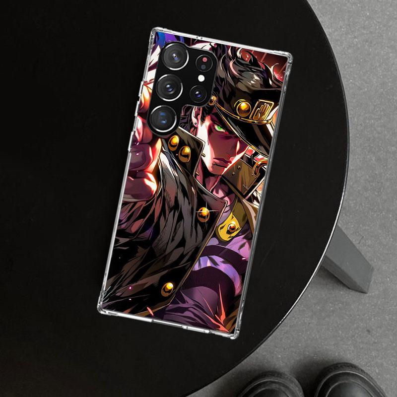 JoJo's Bizarre Adventure Kujo Jotaro Phone Case Cover for Samsung Galaxy S26 S25 Edge S24 S23 Ultra S22 Plus S21 FE S20 + Art Cu