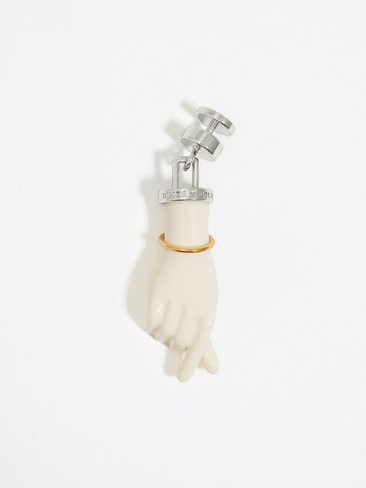 

BIMBA Y LOLA BIMBA Y LOLA Hand Heart Bag Charm B246AIZ027IVF Ivory_FREE