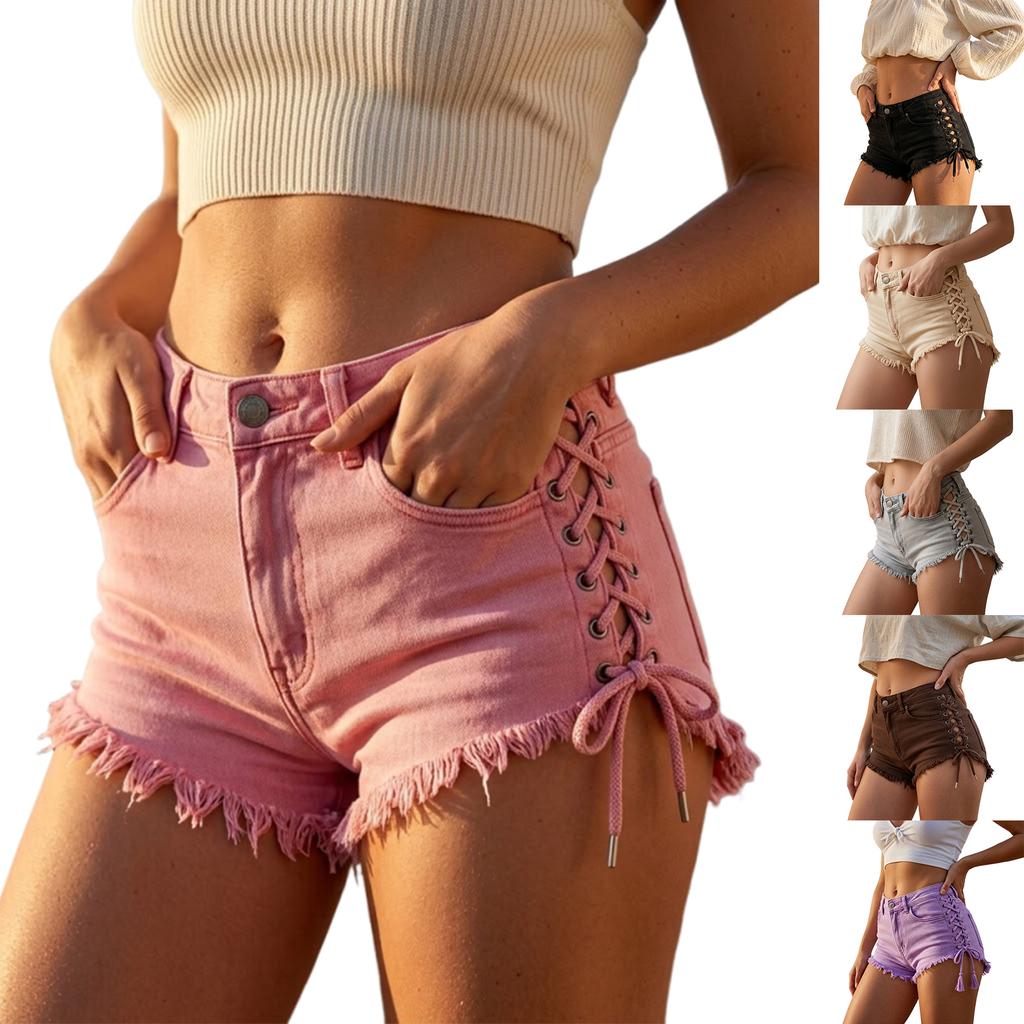Women's Casual Denim Shorts for Summer Everyday Wear