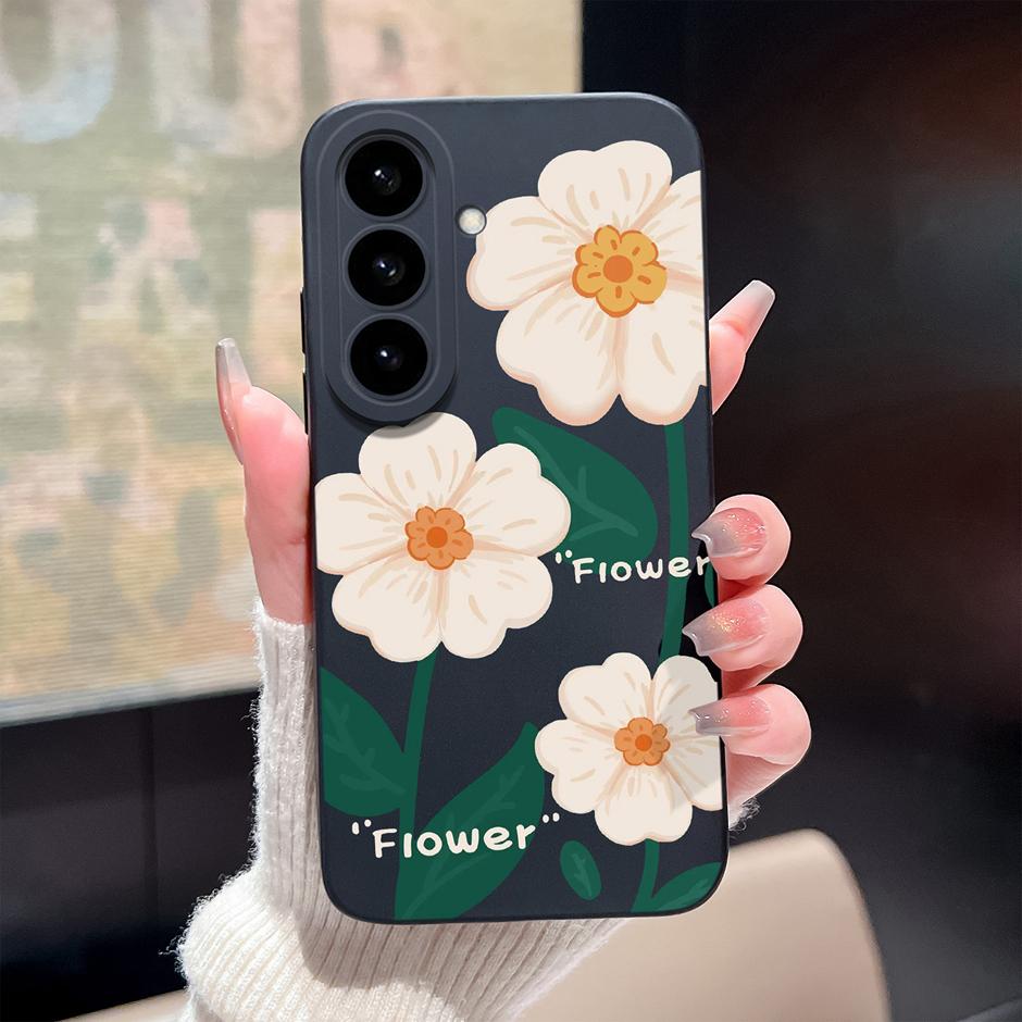 Hülle Für Samsung Galaxy S26 Plus Ultra Cartoon Blumenmuster Silikon Schutzhülle Für SamsungGalaxyS26 Plus S26Ultra Funda