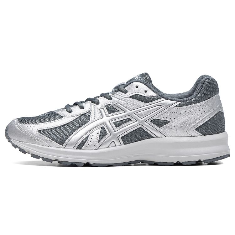 Asics Jog 100S Comfortable Low-Top Casual Running Shoes Unisex sneaker Silver Gray 1201A773-020
