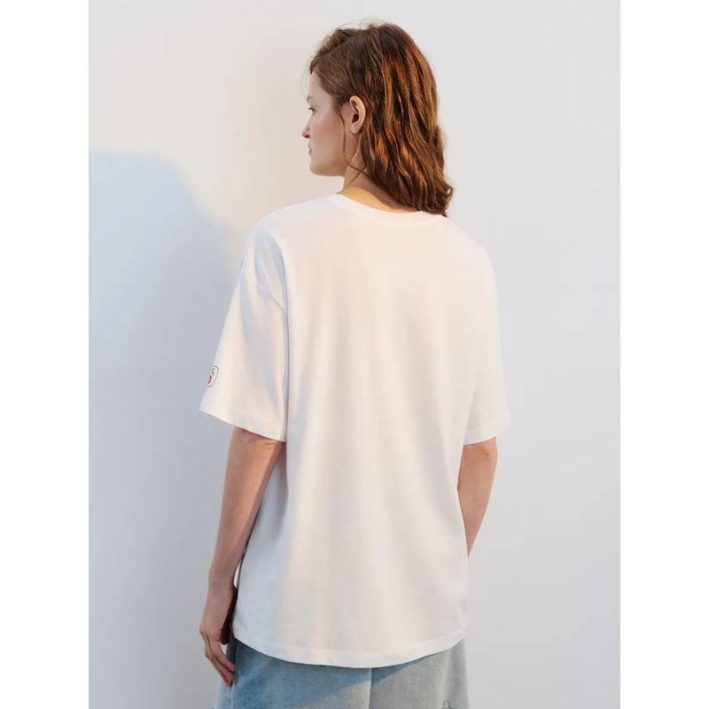 Western Style New Fashion Loose Casual Print Short Sleeve Cotton T-shirt Top Printed T-shirt Top