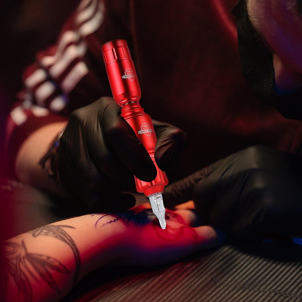 1200mAh Wireless Rocket Tattoo Power Supply RCA Connector For Tattoo Rotary Machine Pen Voltage Display Type-C