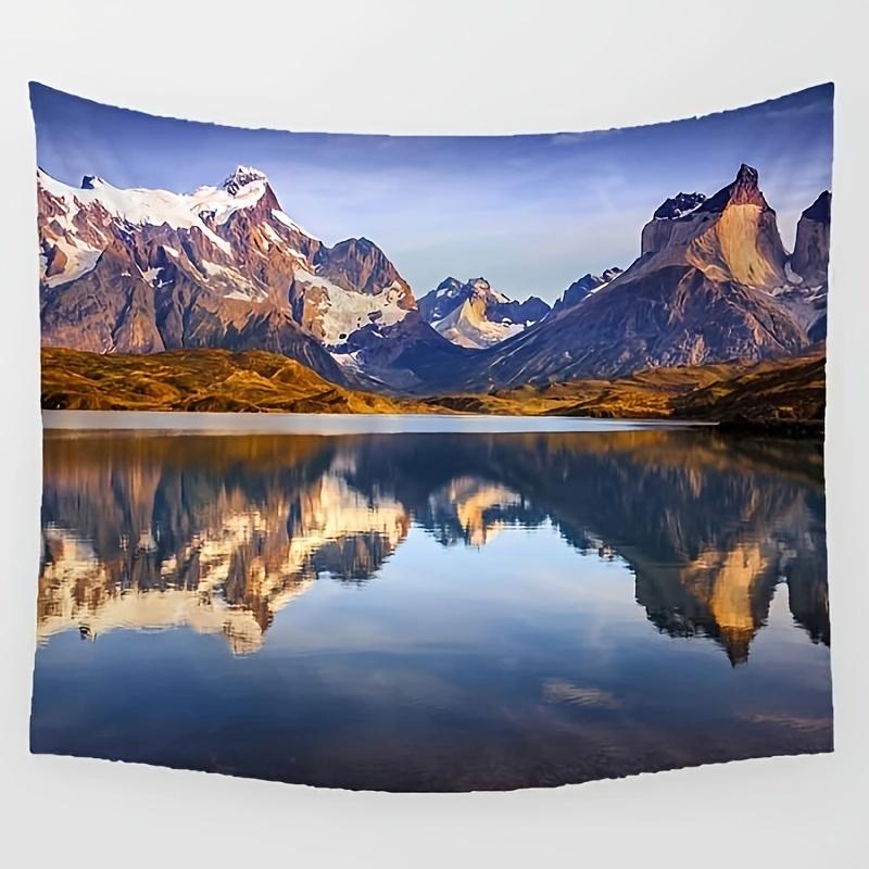 Scenery Of Mount Everest Digital Printing Polyester Wall Tapestry Suitable For Use In Living Rooms Bedrooms Offices Bars Party