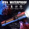 2 Pack Rechargeable LED Flashlights High Lumens Super Bright Flashlight with 5 Modes Waterproof Zoomable Powerful Torches