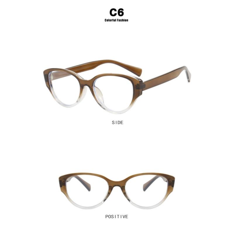 2024 Neue Damenbrillenfassung Cat-Eye Marken-Designer Computerbrille