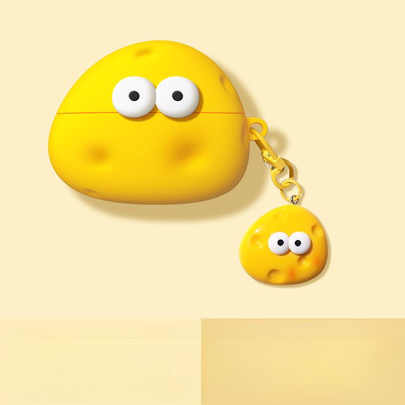 

Чехол с рисунком 3D Bread Cheese для AirPods 4 2024 Новый силиконовый чехол для зарядки наушников AirPods Pro 2 Чехол для AirPods 3 For Airpods4
