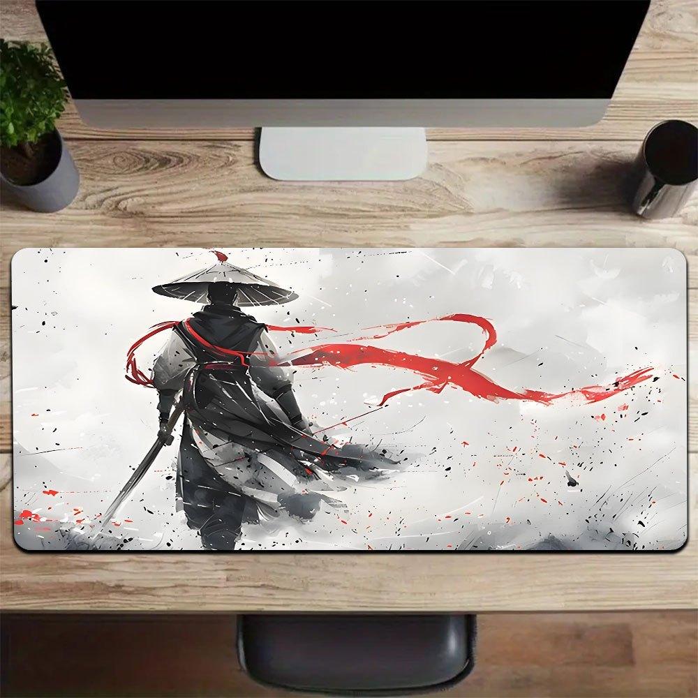 1pc Japanese samurai Large Mouse Pad computer mat Desk Mat keyboard mat Office Gaming Table Mat