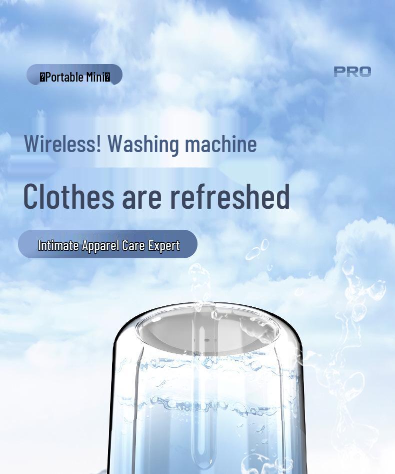 Portable Automatic Mini Washer for Underwear and Socks
