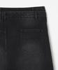 Milo Woman Denim Midi Wrap Skirt [Black Denim]