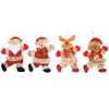 1PC Fabric Ornaments Reindeer Decorations Cloth Pendant Snowman Christmas Tree Elk Christmas Santa Claus Figurines