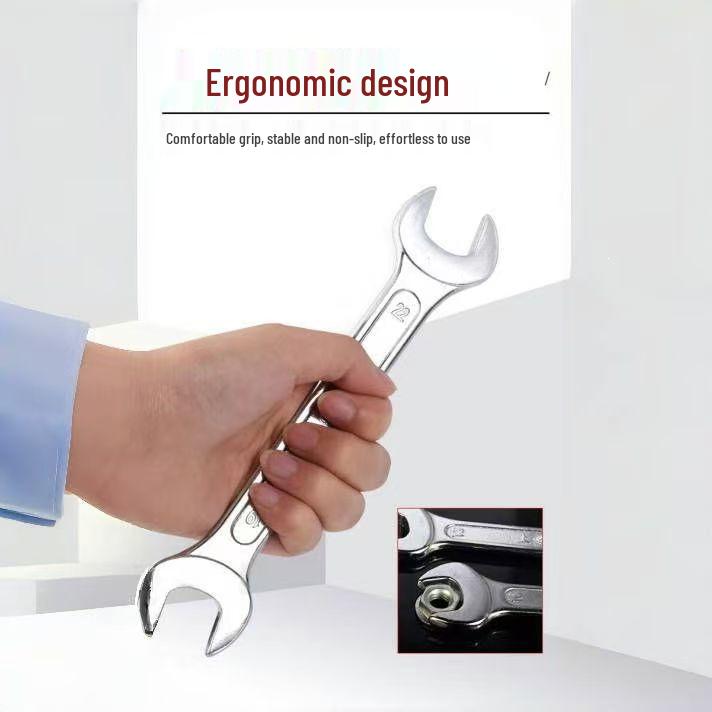 Dual-Use Double-Ended Open-Head Car Repair Spanner Set