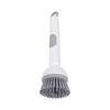 Soap dispenser dish brush, 360 degree rotating head