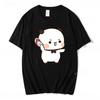 Couple Bubu Short Sleeve T Shirt Women Summer Casual Loose Cute Funny Round Neck Tshirt Pure Cotton T Shirt Unisex