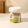 1/2Layer Fruit Yogurt Cup with Spoon Food Container Clear Portable Breakfast Oat Fruit Salad Seal Cup for Students Office Worker
