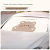 Cute Little Bear Retractable Car Sunshade Visor