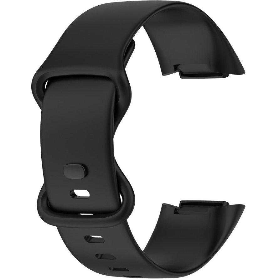 Silicone strap for Fitbit Charge 5, Black