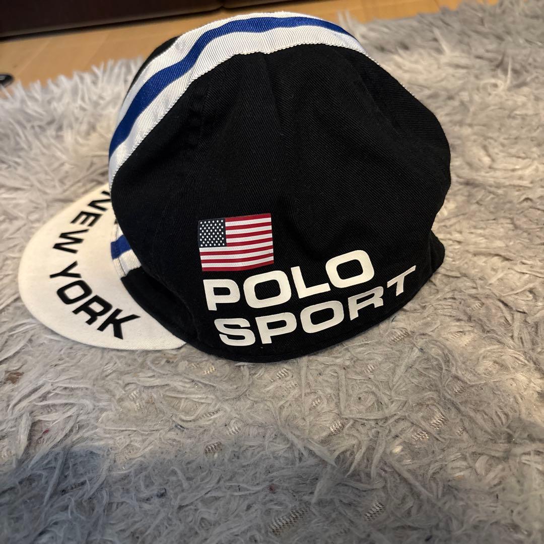 Used POLO SPORT Cycle Cap NEW YORK USA Size S/M