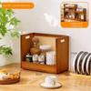 Large Capacity Desktop Storage Rack Stackable Countertop Rack New Dining Table Rack  Desktop Use