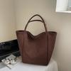 Casual commuting retro suede large-capacity bag women's new autumn and winter shoulder bag tote bag