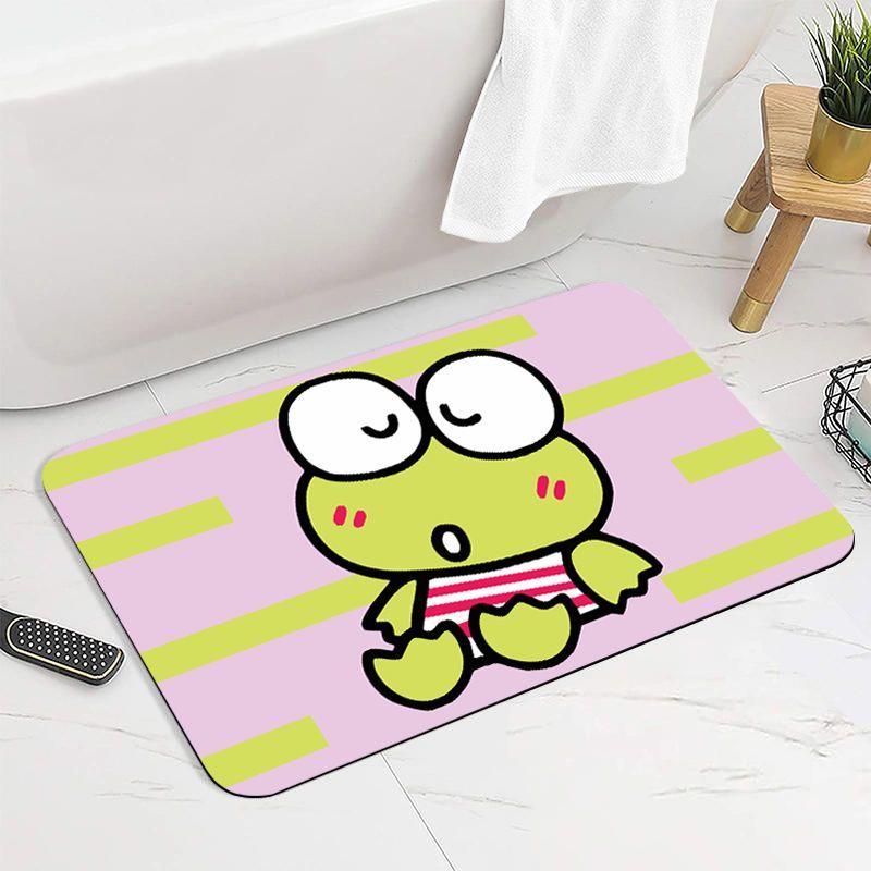 Big-eyed frog diatom mud absorbent mat bathroom non-slip floor mat toilet toilet foot mat toilet door mat